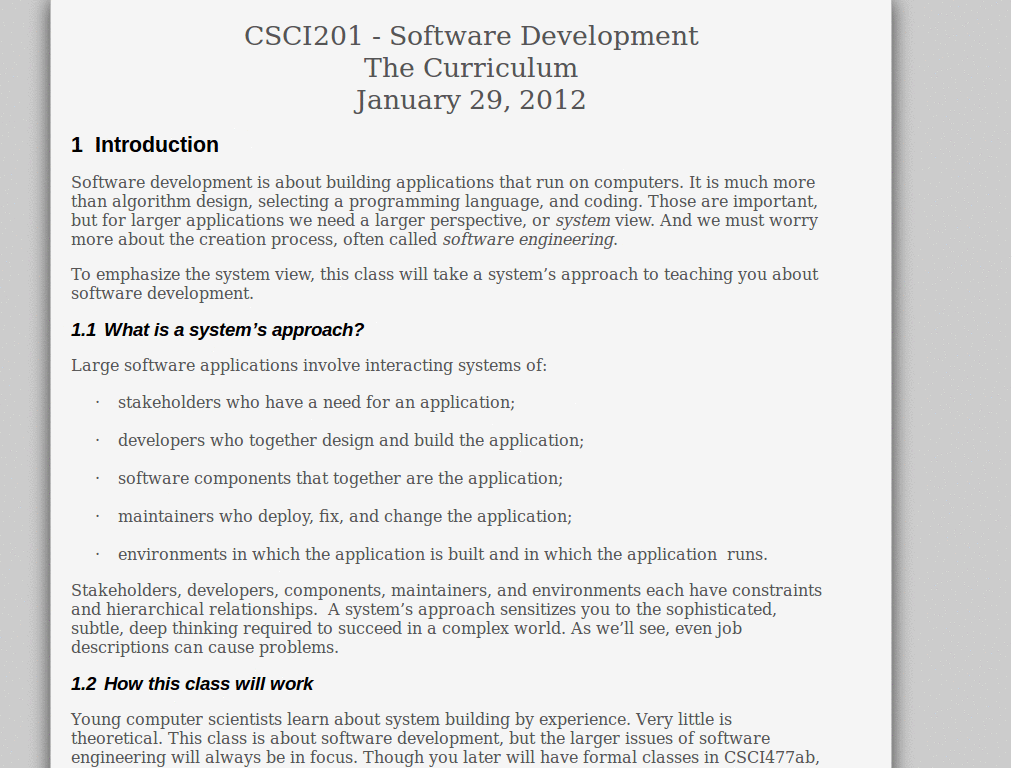 USC CSCI201 Reader improve