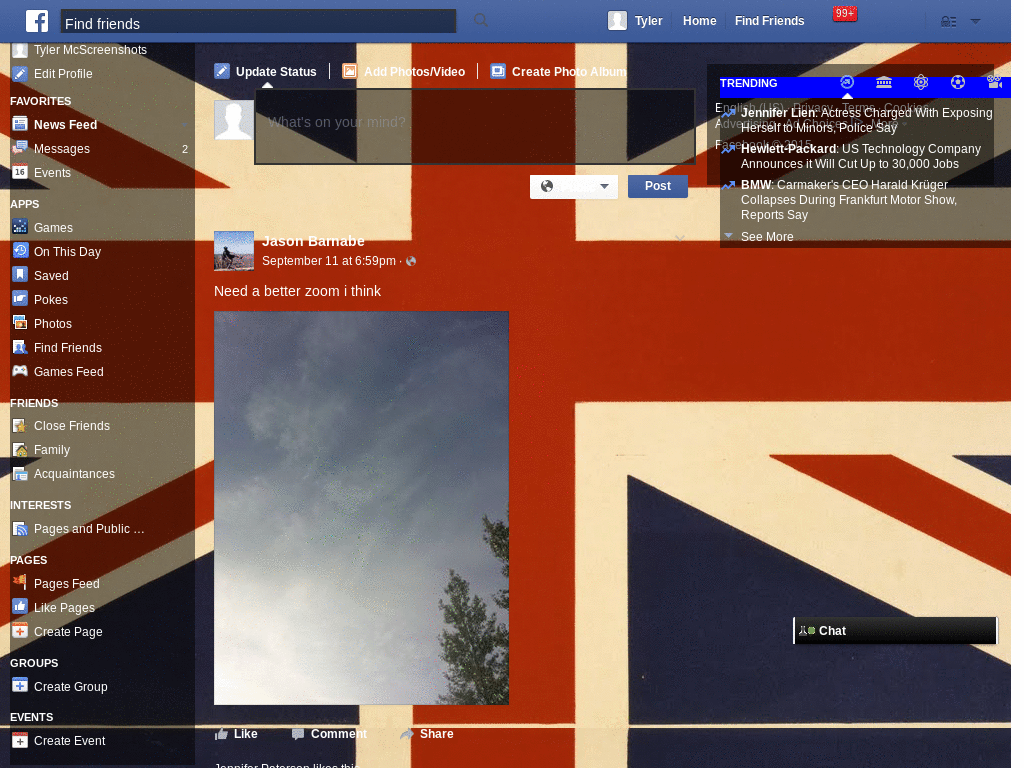 Uk flag facebook