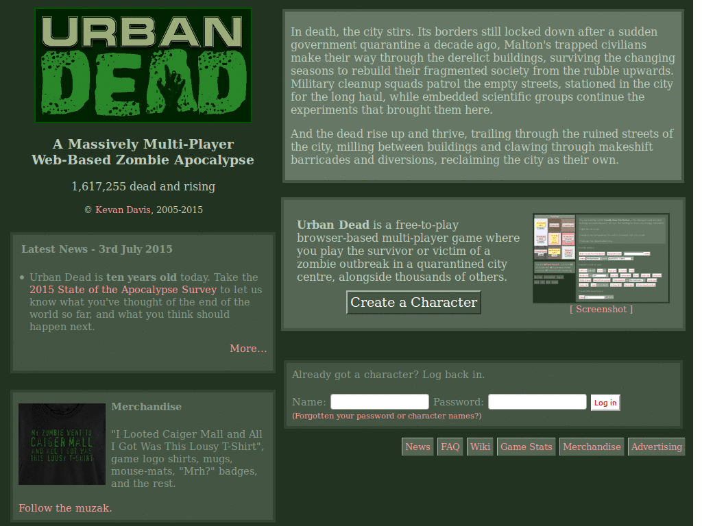 Urban Dead Black V2.0