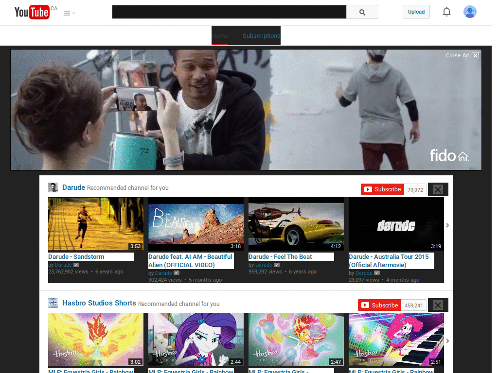 youtube by arch~