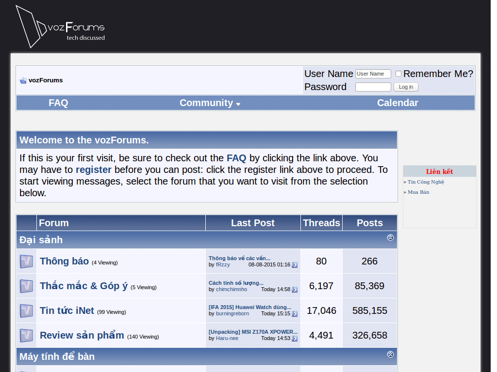 vOz forum