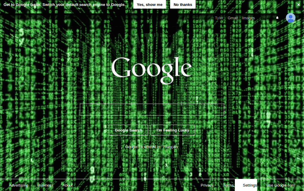Google Matrix style