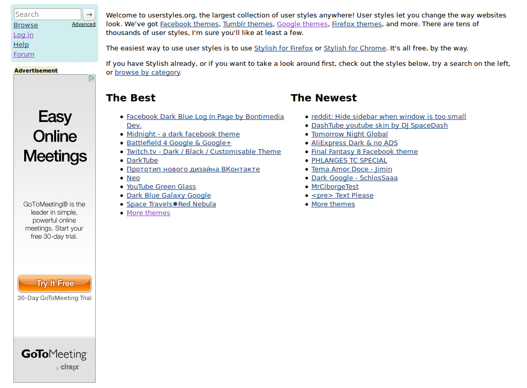 clr userstyles.org