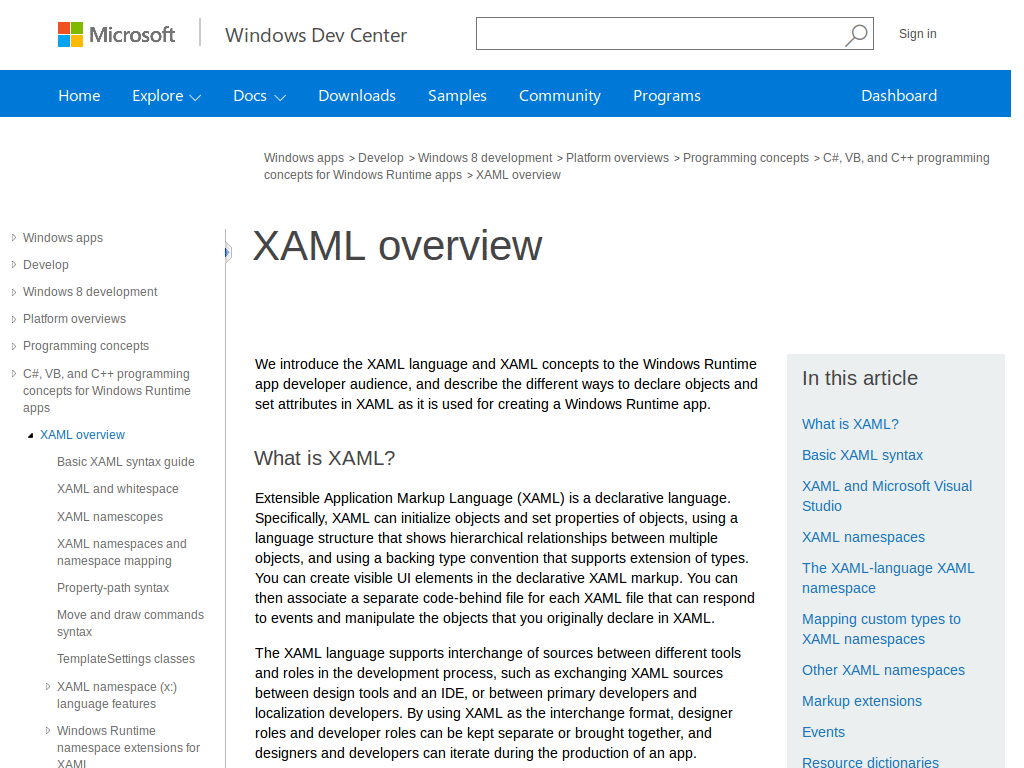 Black font for MSDN
