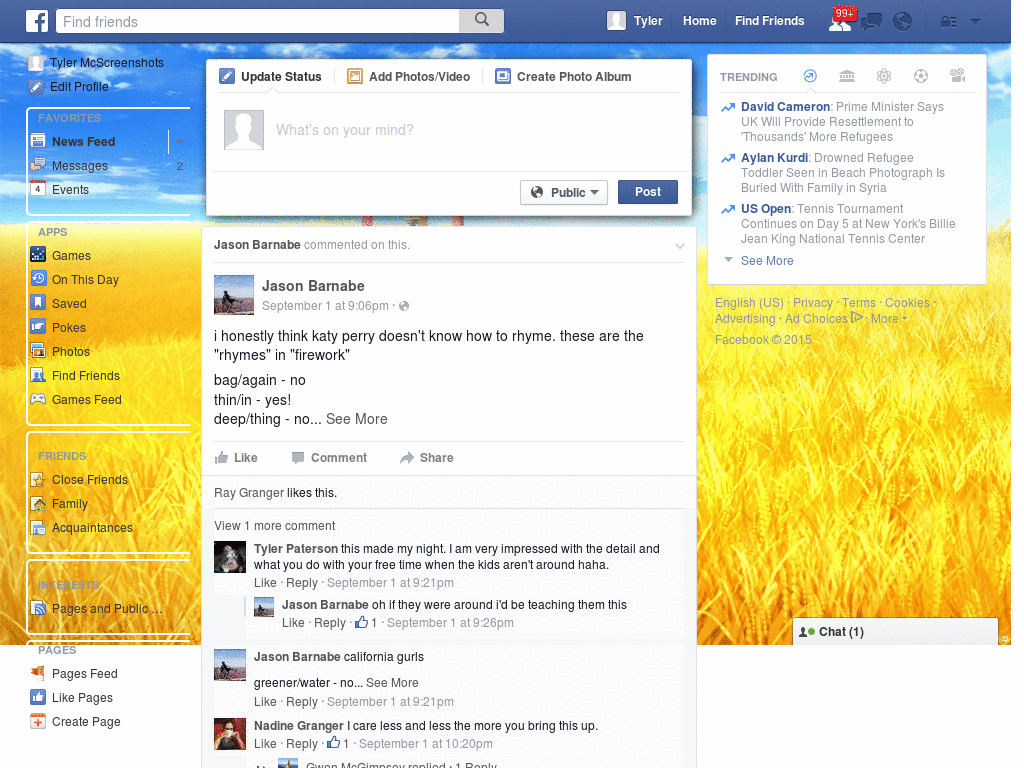 Facebook Theme