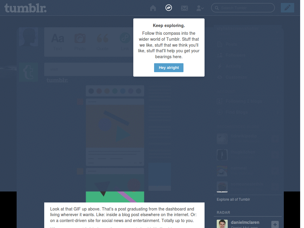 Beatles Tumblr Dash Theme