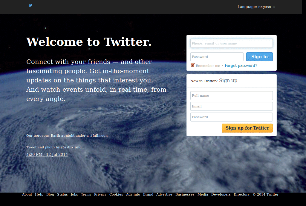 Twitter Tahoma