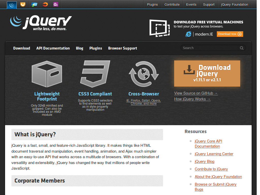 jquery dark