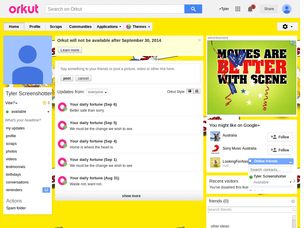 Orkut - The Simpsons 1 ( by Templah.com )