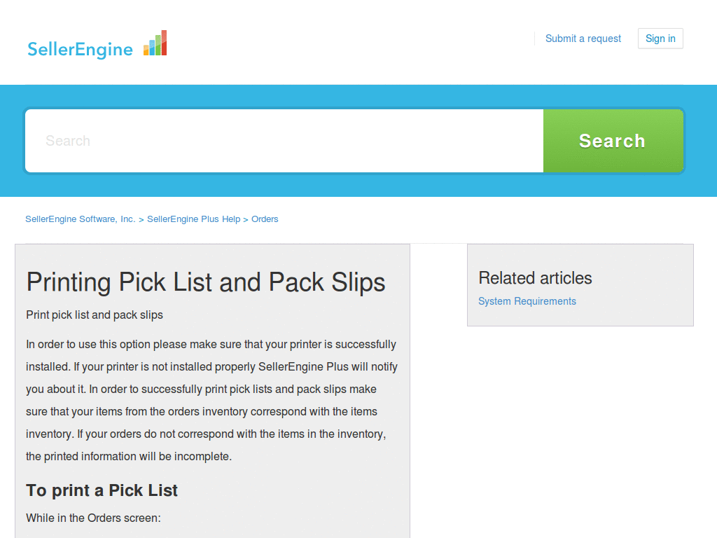 Zendesk Print View
