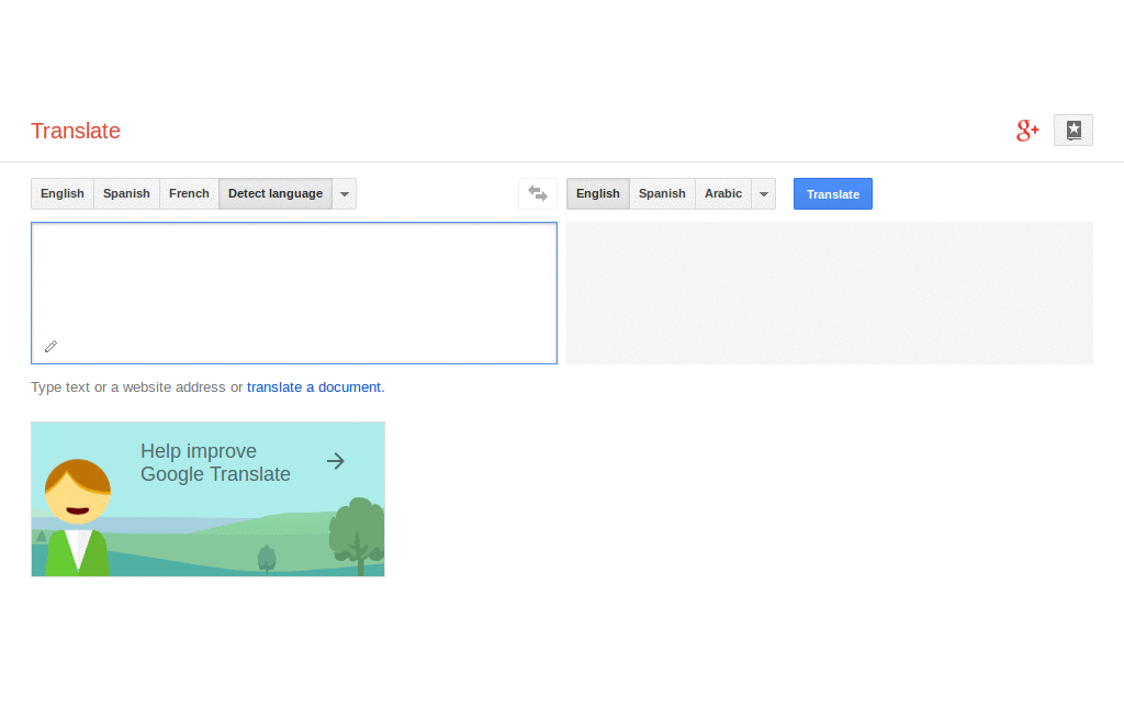plain google translate