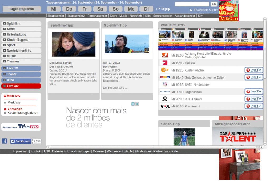 tvtv.de after rtv relaunch