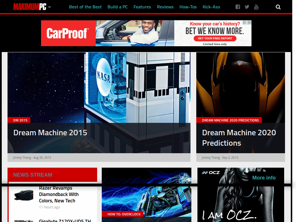 Maximum PC Forums black w blue