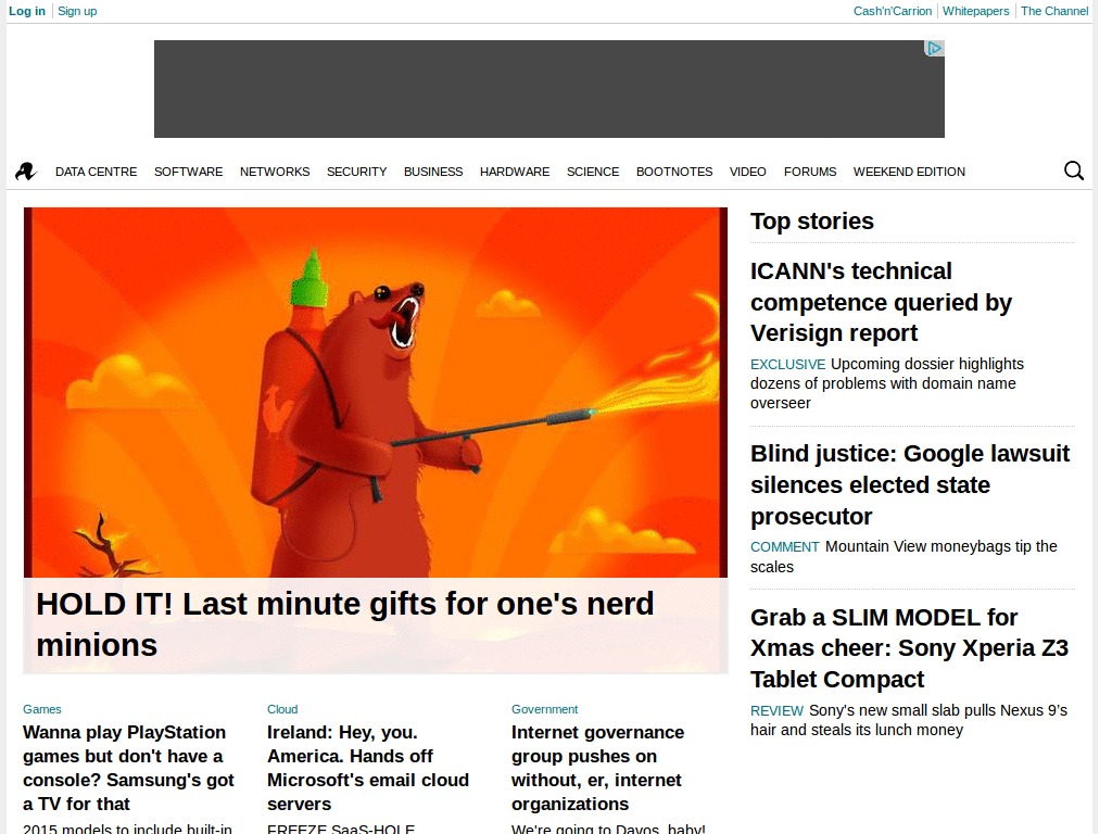 register simple homepage