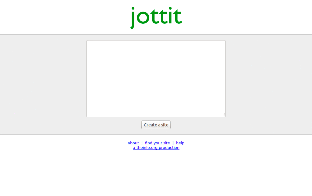 jottit.com pre style