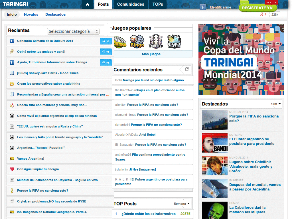 Taringa Minimal Dark v1.0