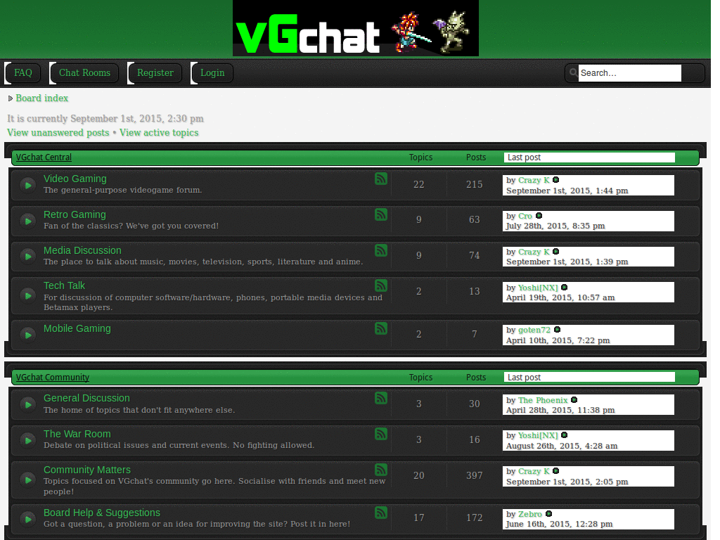 VGChat - 1up.com reskin