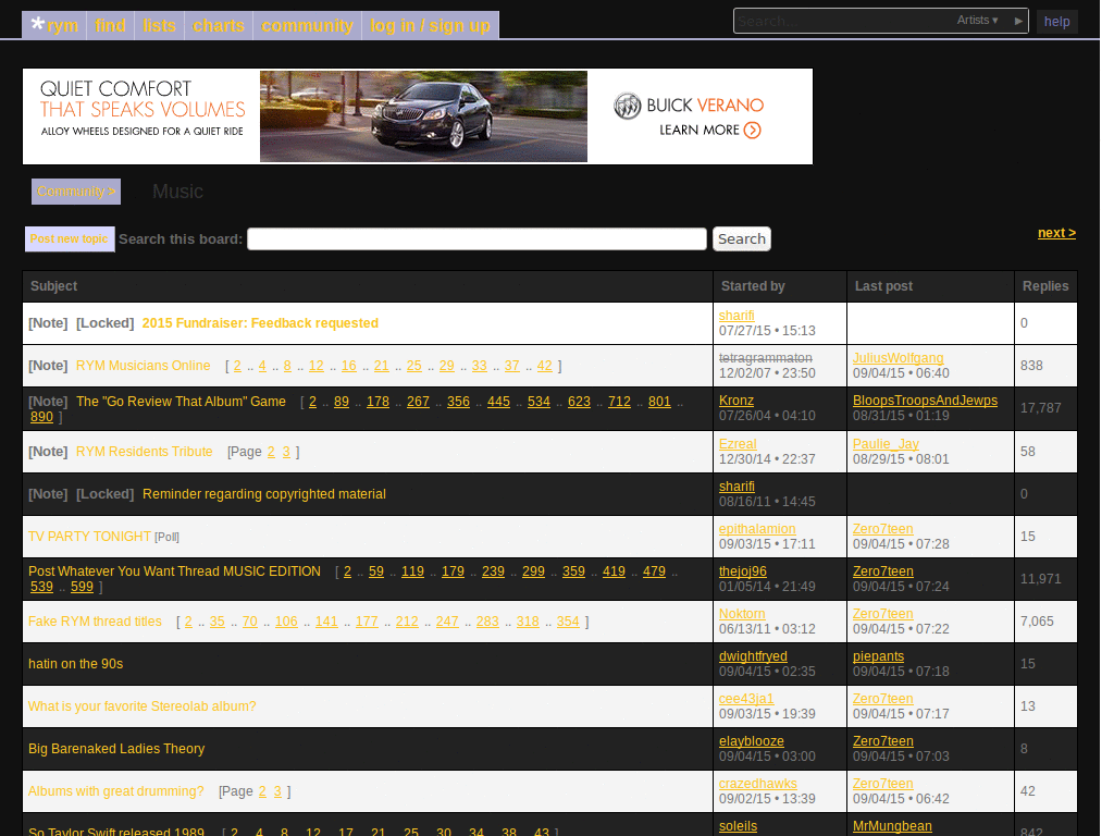 rateyourmusic.com - Dark/Grey