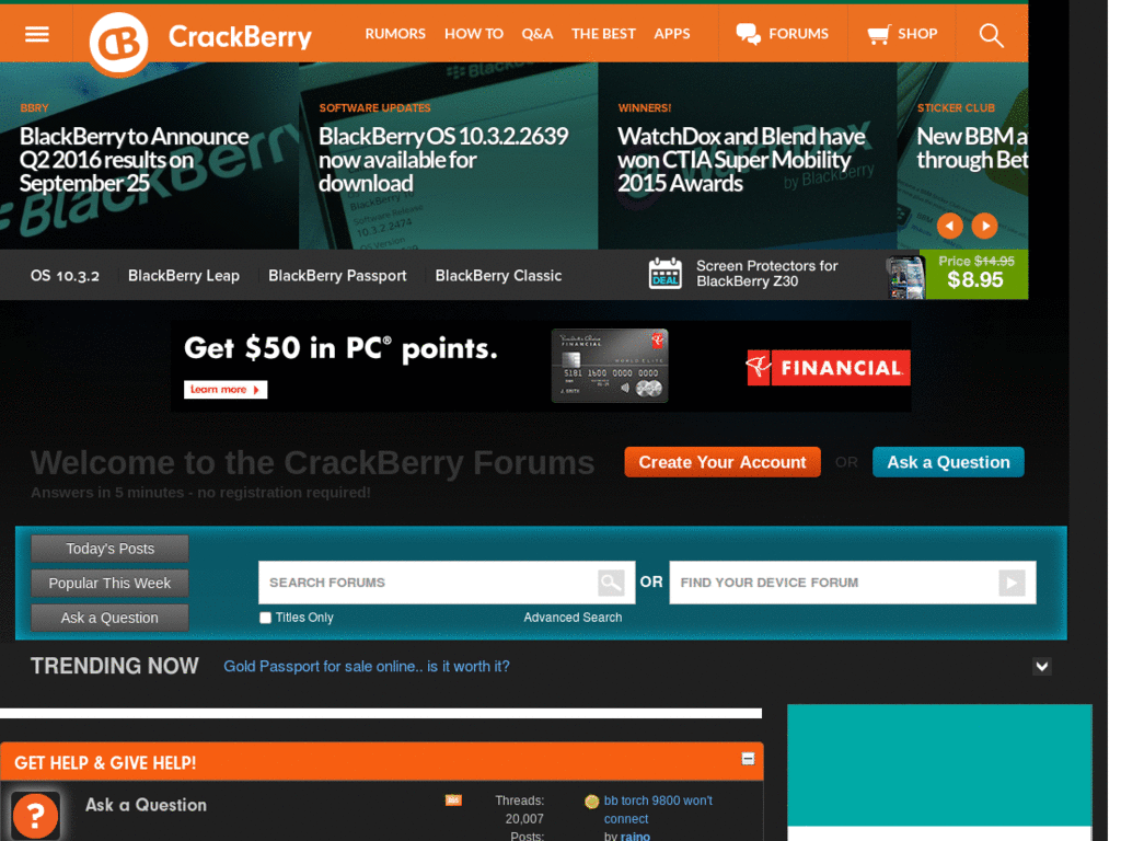 CrackBerry Forums [NEW] Dark
