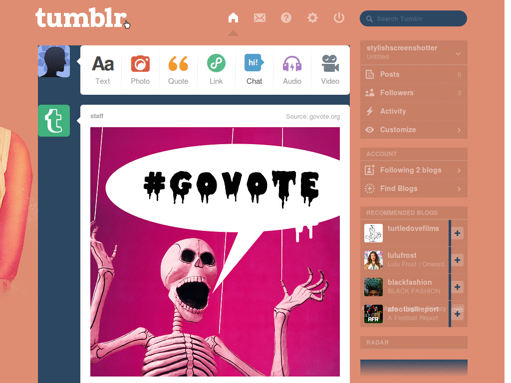 DL Tumblr theme