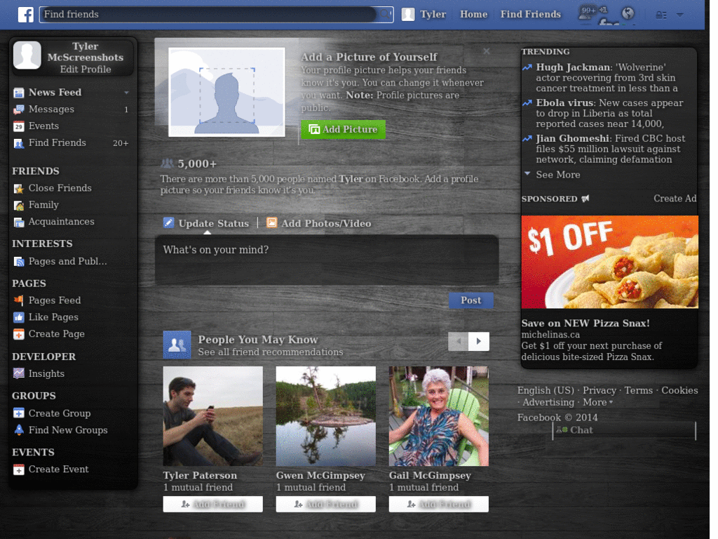 Charlie Inc Facebook Skin