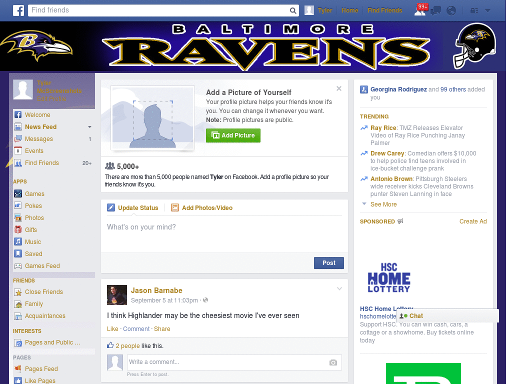 Facebook - NFL-  Baltimore Ravens (by Templah.com)
