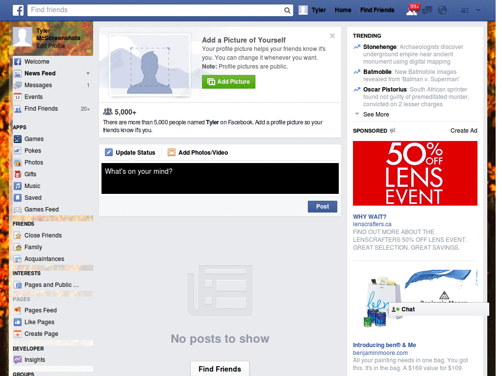 Otoño para Facebook