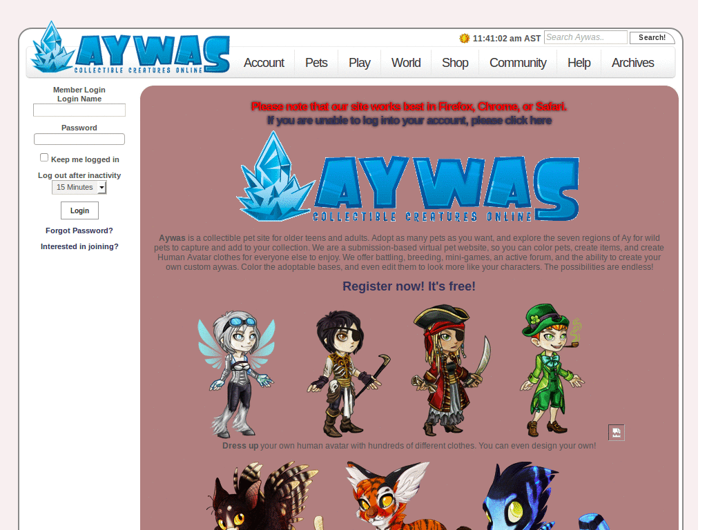 Extravagant Kawaii Aywas Layout