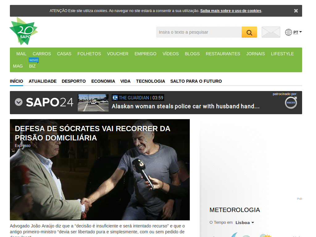 Sapo.pt without Ads