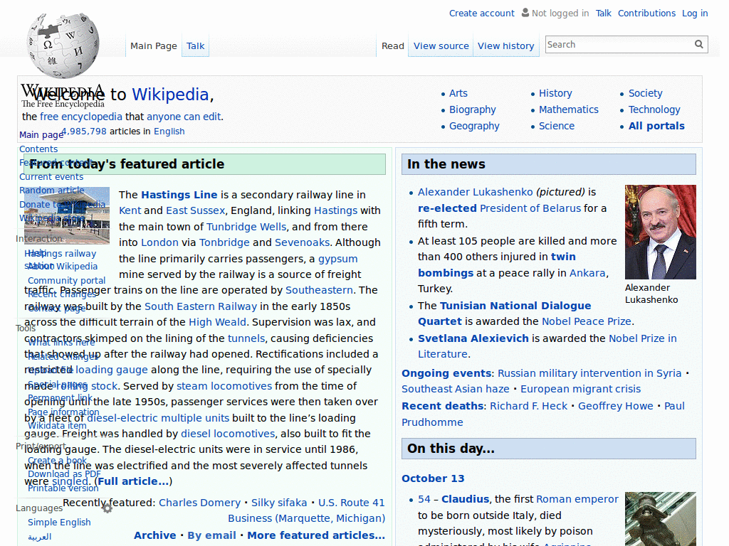 Wikipedia read-only