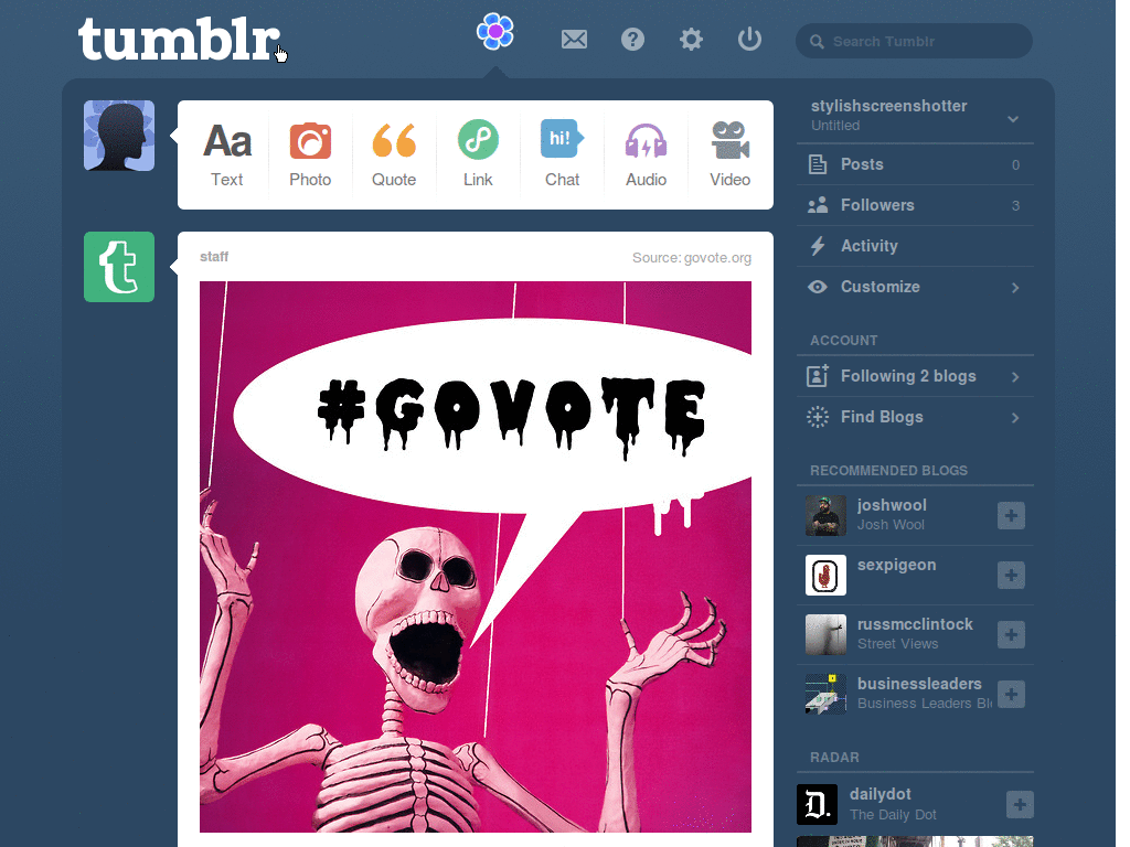 Tumblr flower home icon