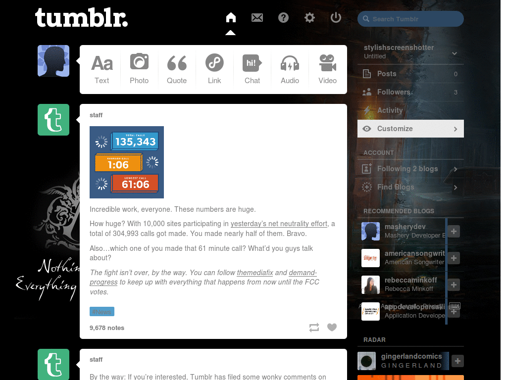 Tumblr Dashboard: Ezio