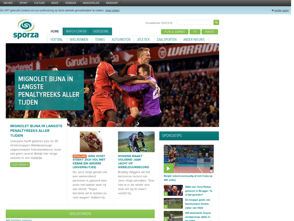 Sporza.be
