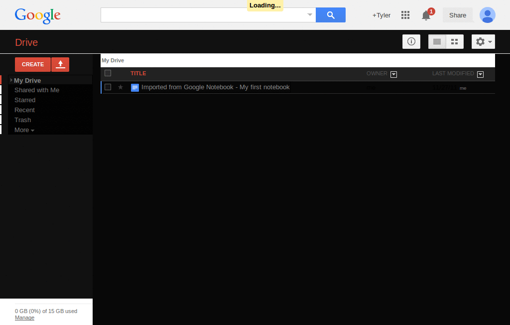 Google Dark Docs