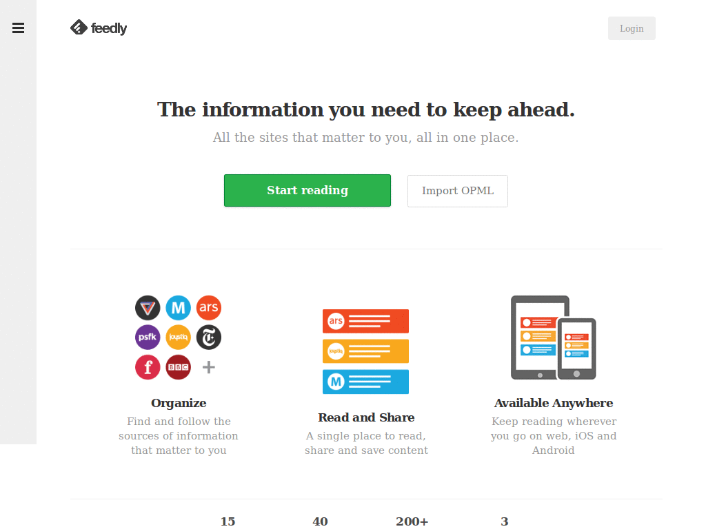 Feedly - Tahoma