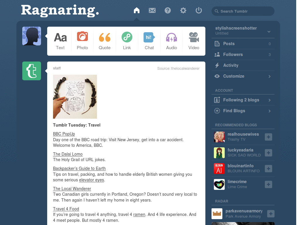 tumblr Logo dsdfsdd