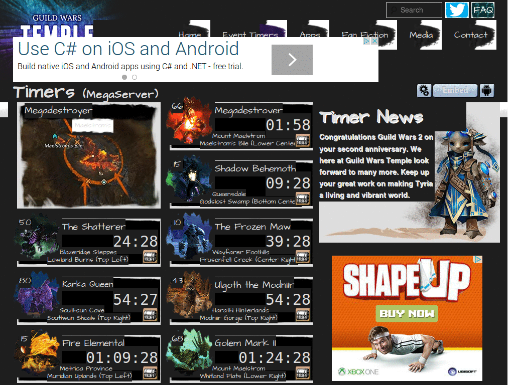 GW2 Temple Timers Dark