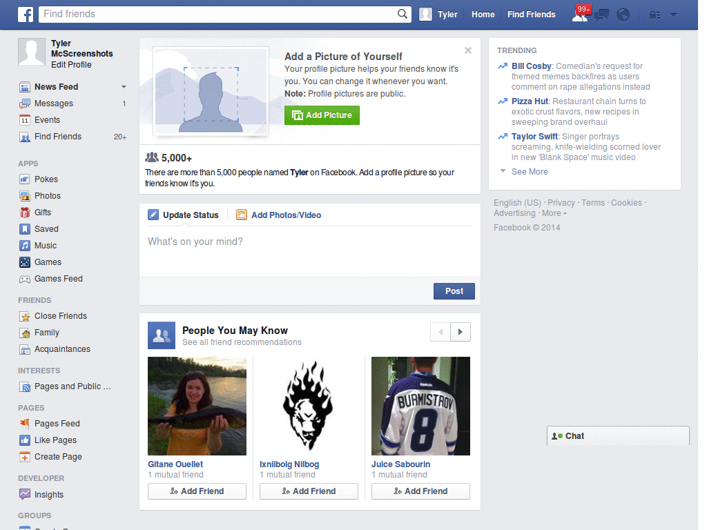 Facebook hide friend suggestions