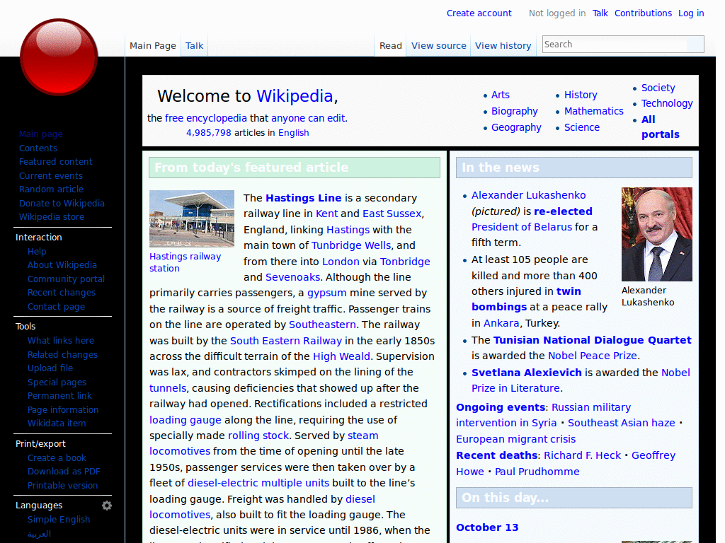 Wikipedia dark theme