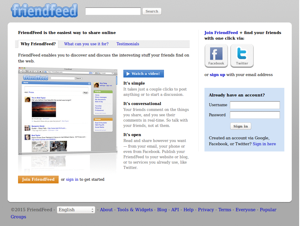 Persian !FriendFeed