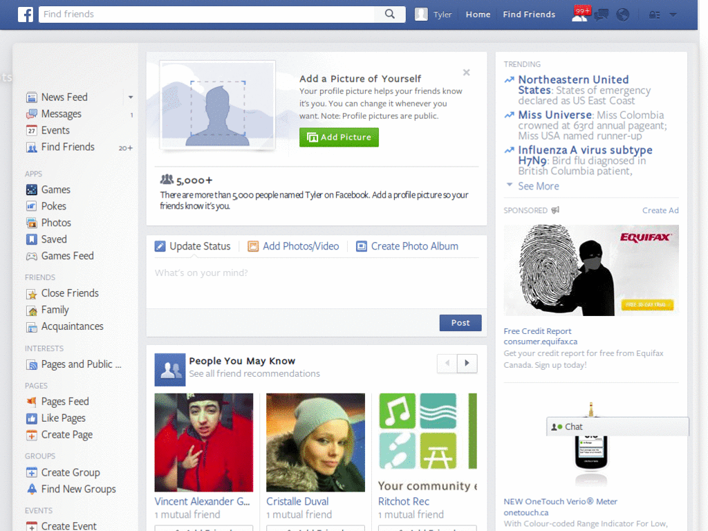 Facebook + CSS3
