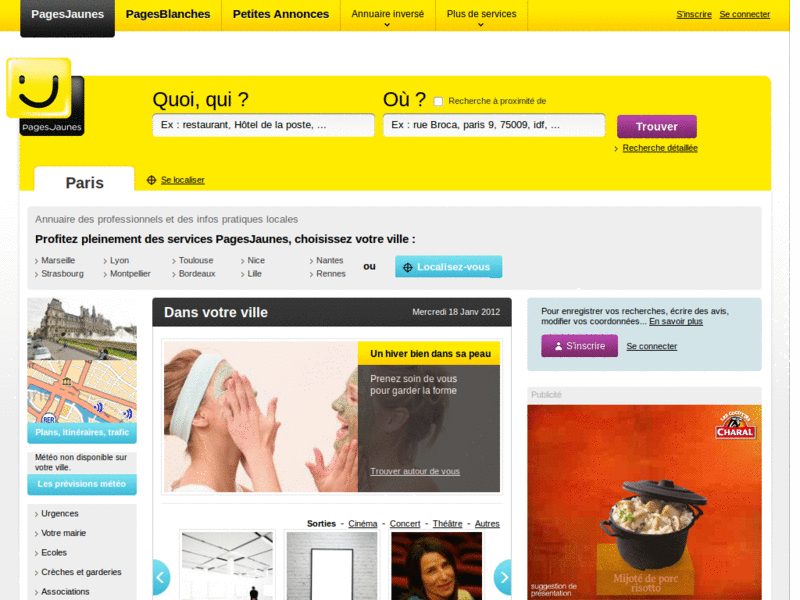 Pages jaunes