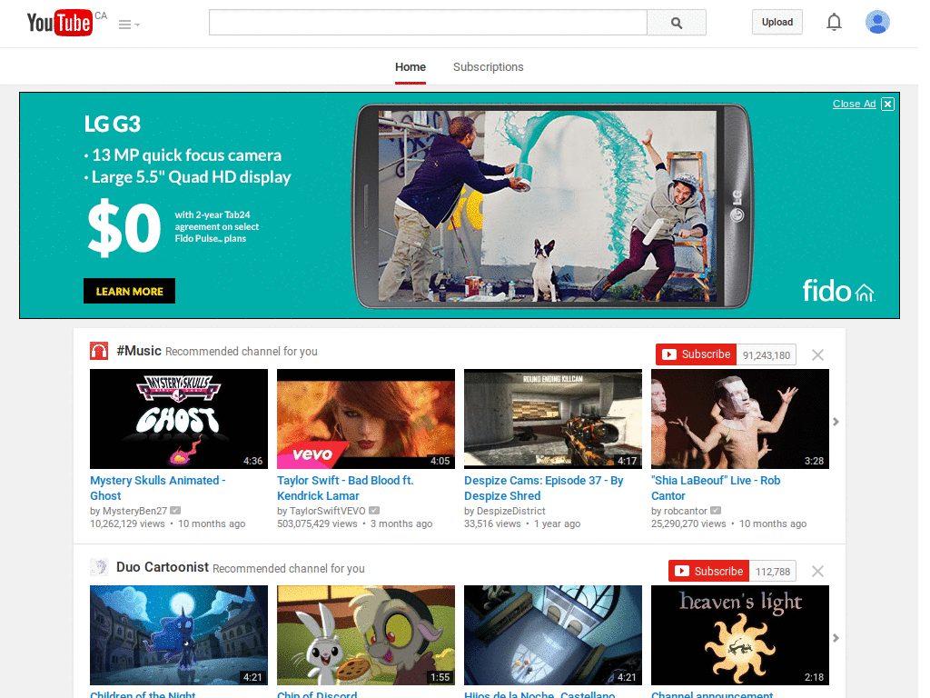 Youtube feather : even lighter