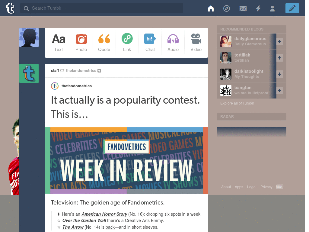 http://www.tumblr.com/dashboard