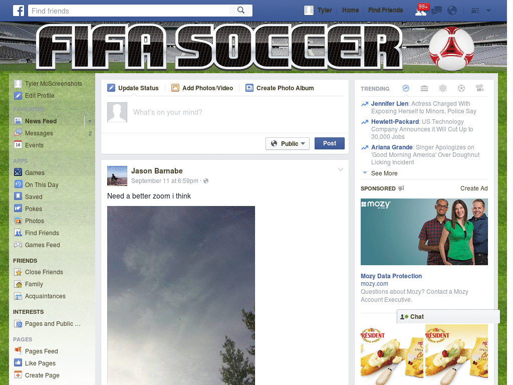 Facebook - Fifa Soccer ( by Templah.com )