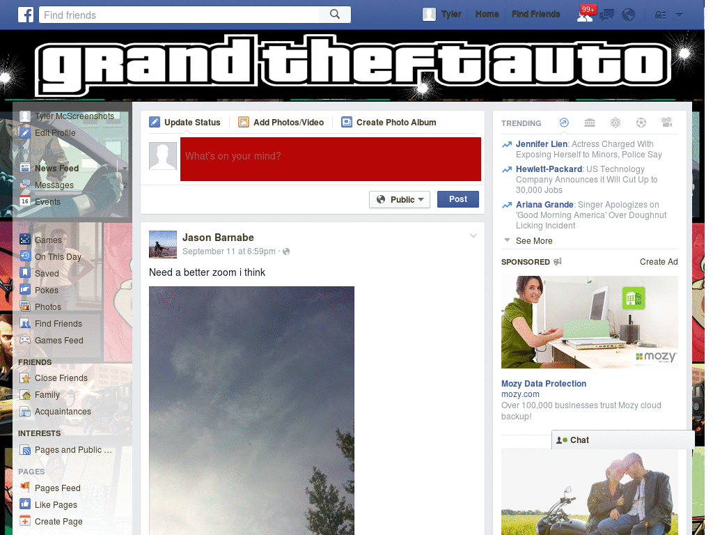 Facebook - GTA ( by Templah.com )