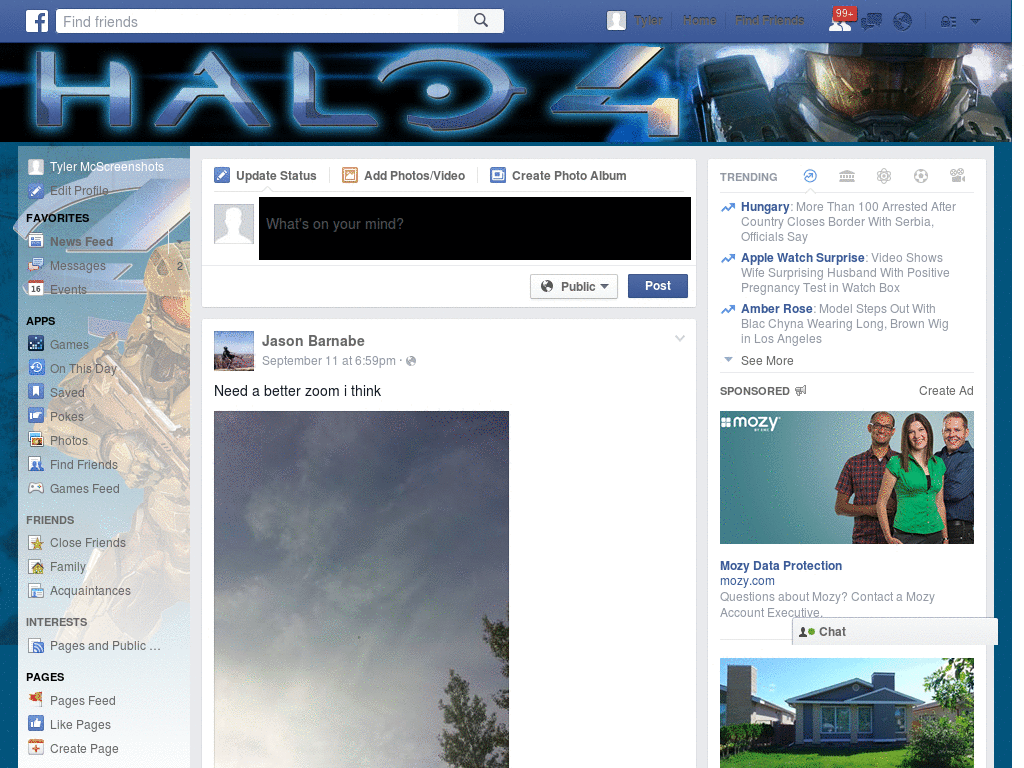 Facebook - Halo 4 (by Templah.com )