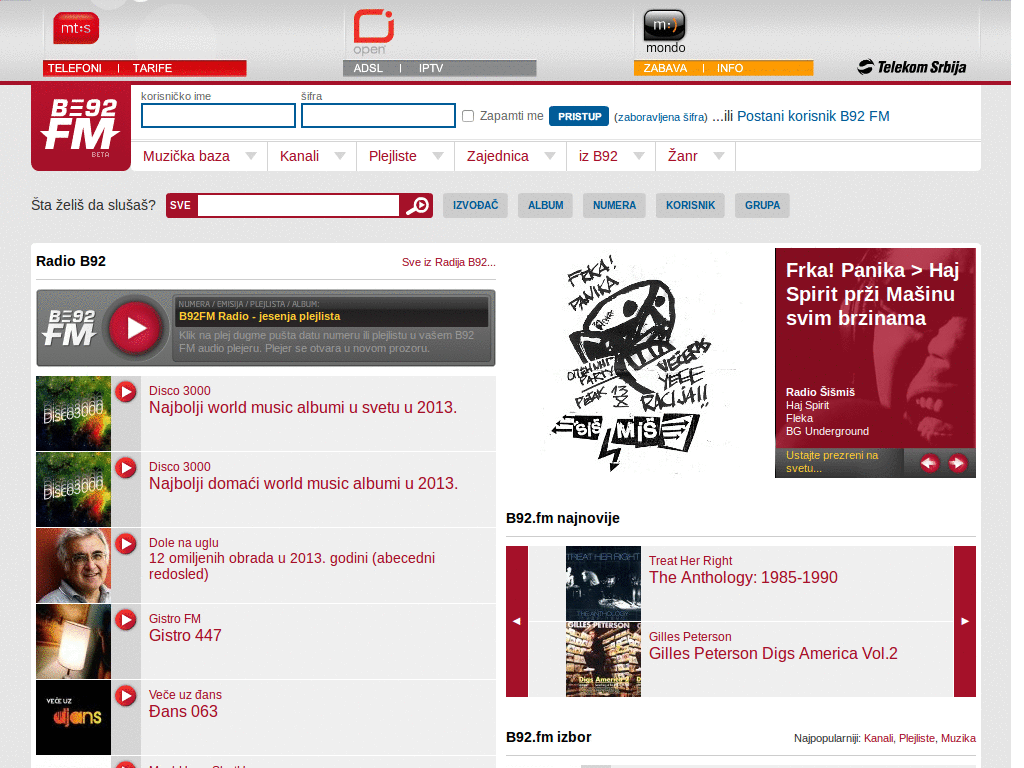 b92.fm - zagasi nadlanu