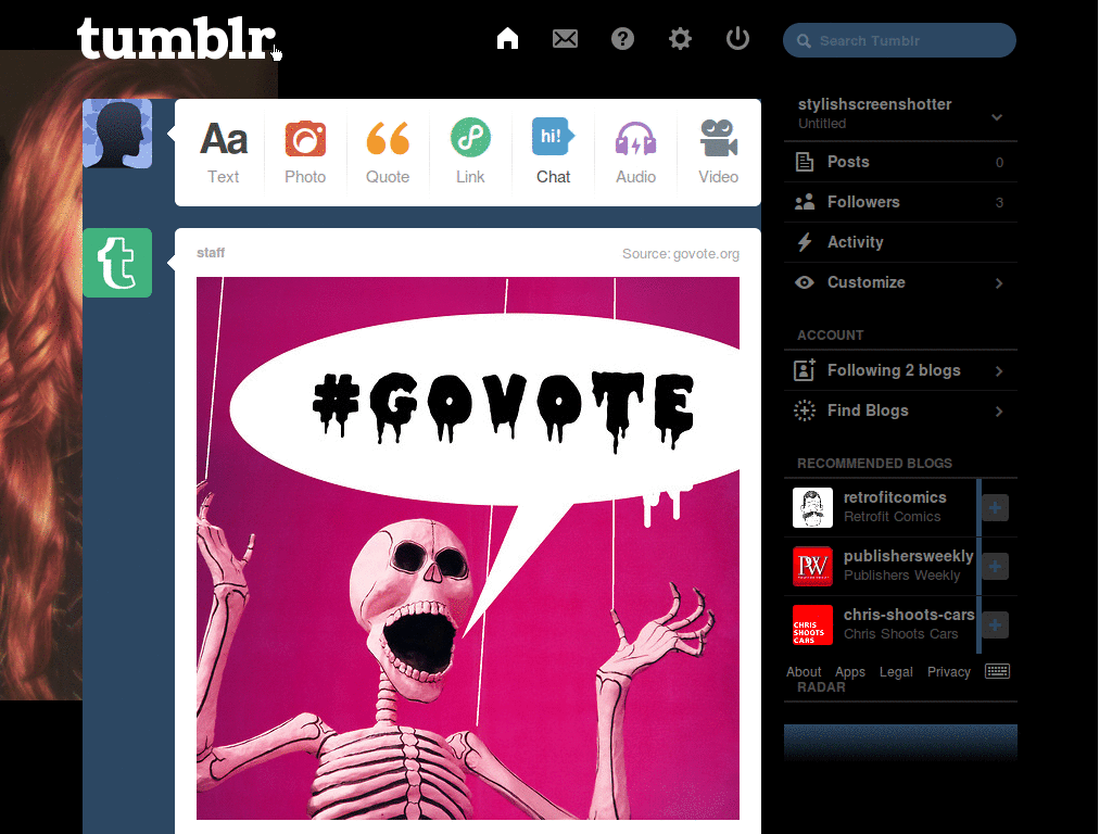 Demi Lovato - tumblr theme