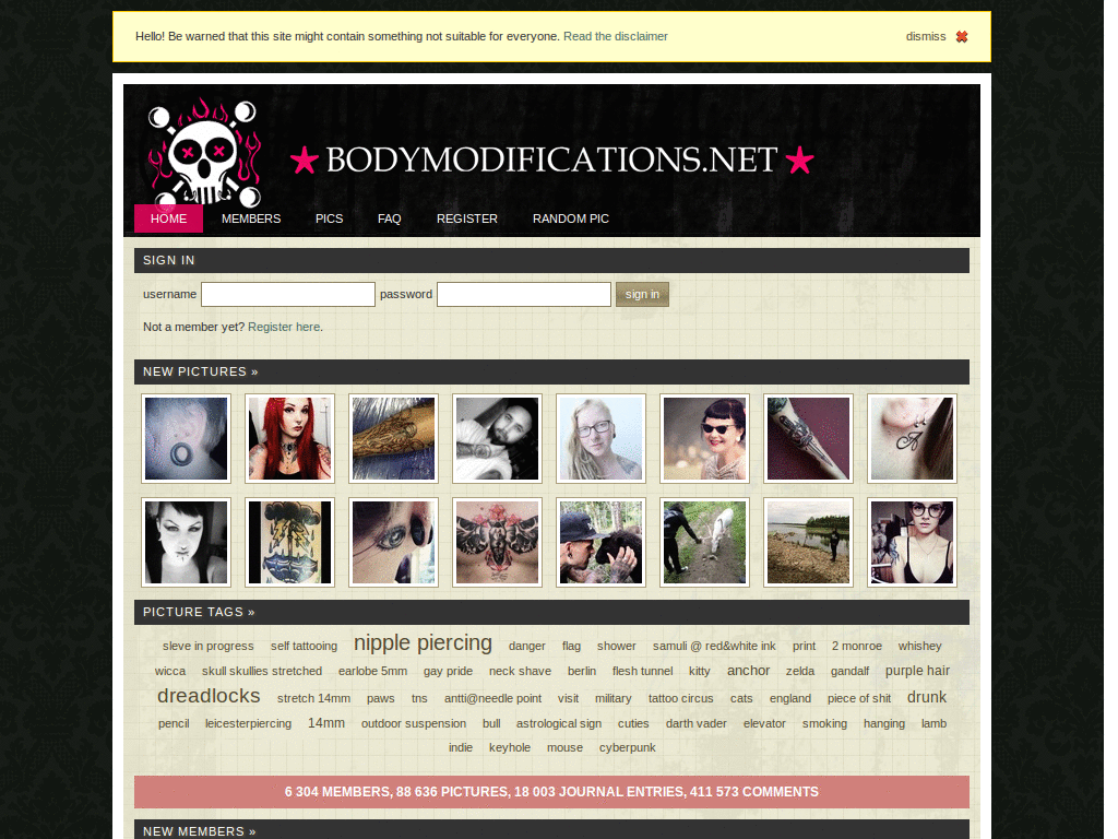 Bodymodifications.net - NSFW